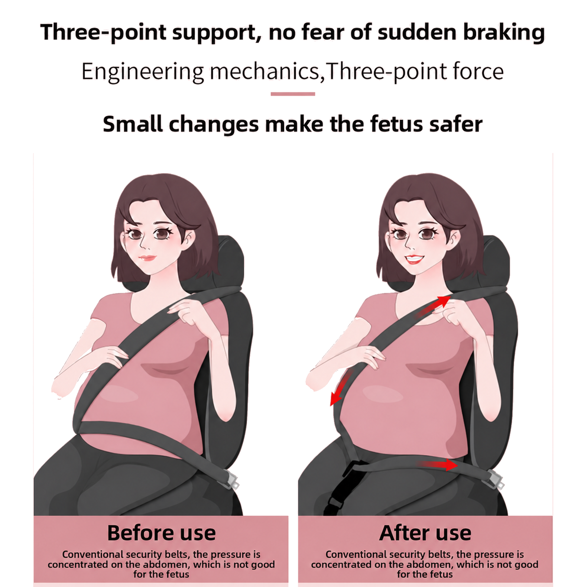 Maternity Seatbelt Adjuster
