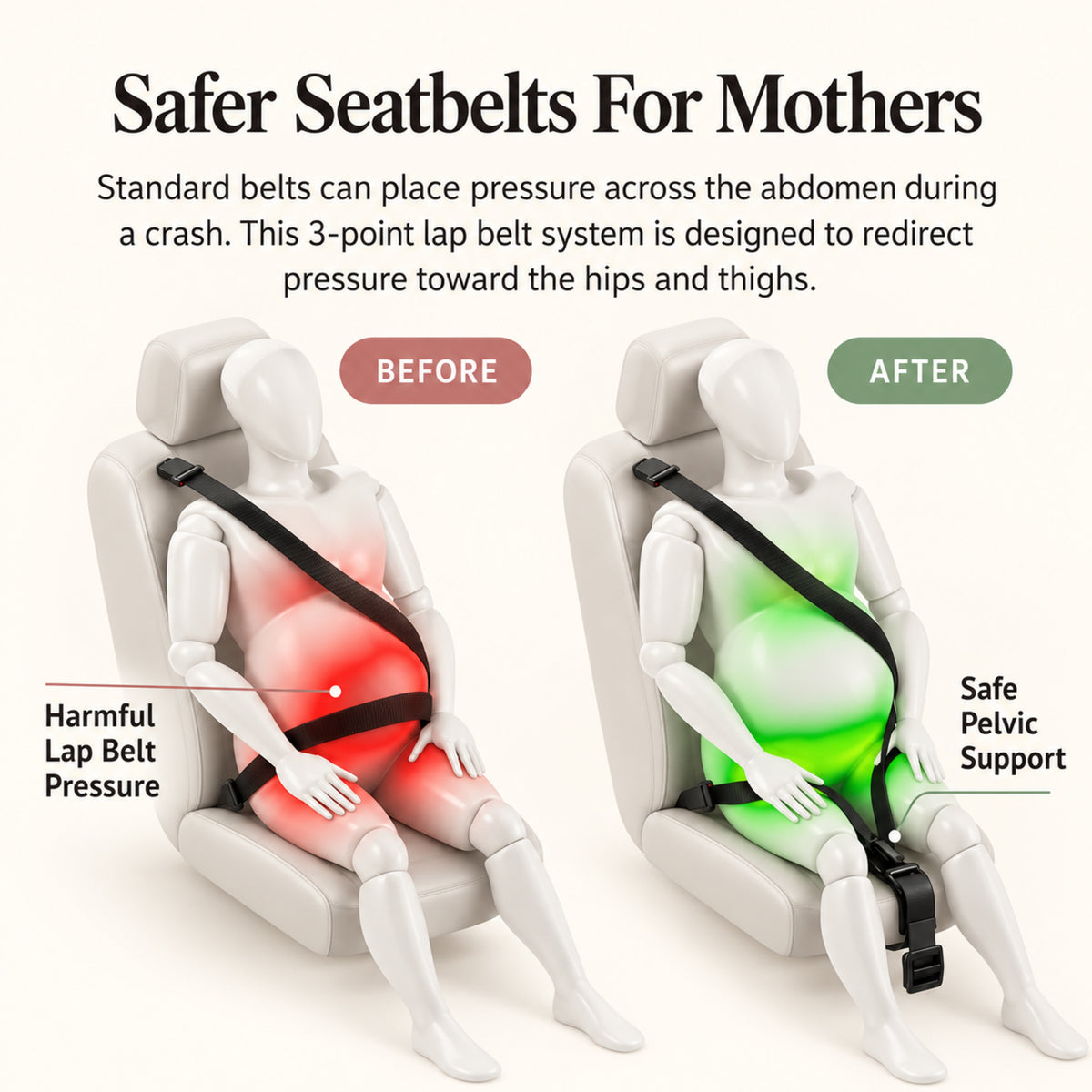 Maternity Seatbelt Adjuster